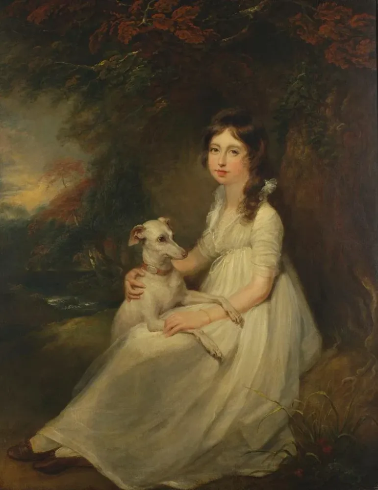 Gemälde Portrait von Fräulein Ann Goldsmid - Arthur William Devis | Kunstdruck