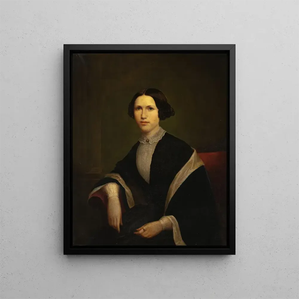 Gemälde Portrait von Harriet Clark Ferrell - Anonym