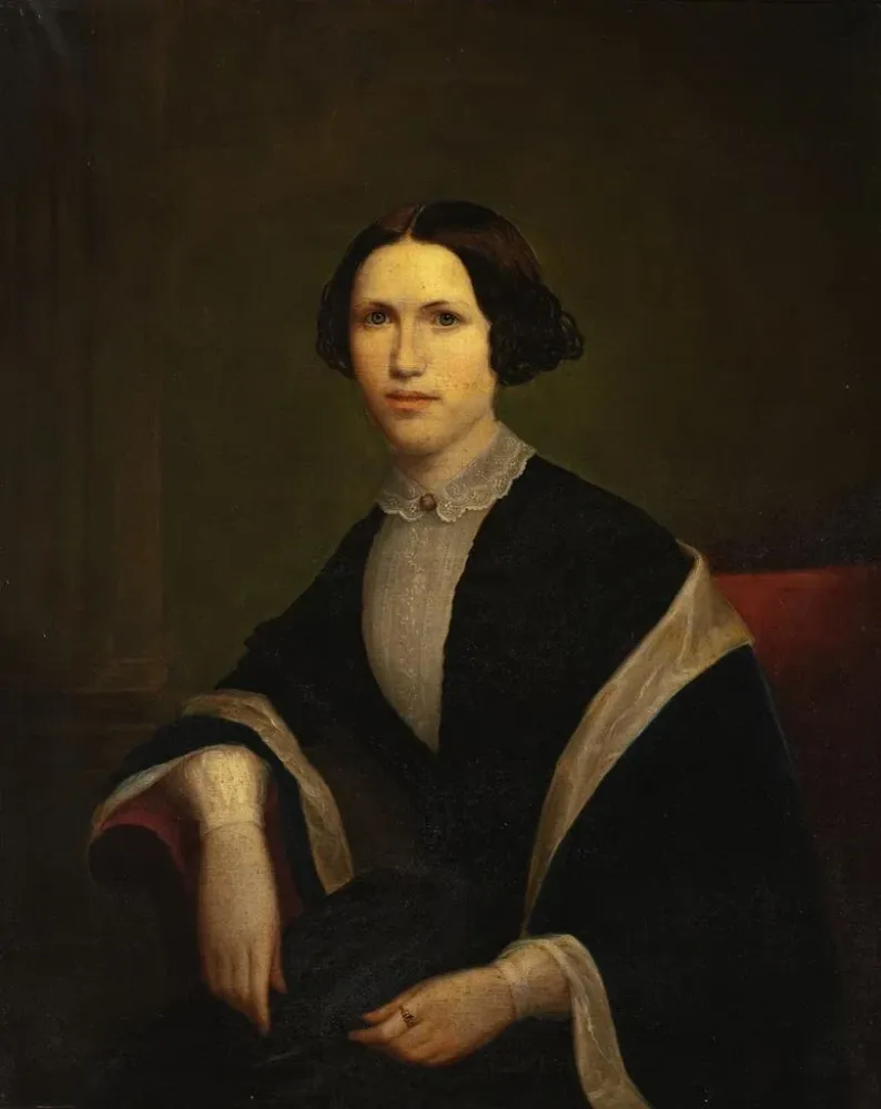 Gemälde Portrait von Harriet Clark Ferrell - Anonym