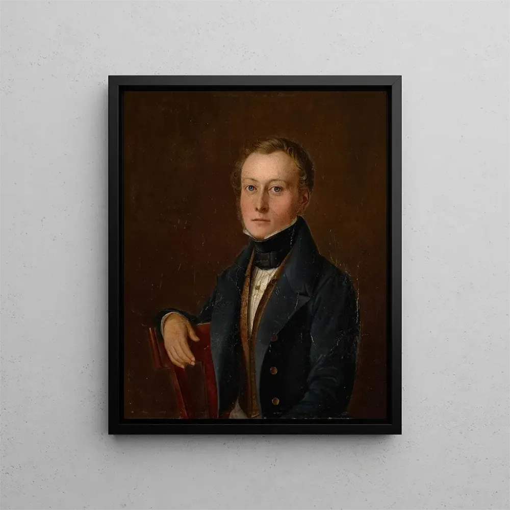 Gemälde Portrait von Johann Jakob Bachofen 1815-1887 - Anonym | Kunstdruck