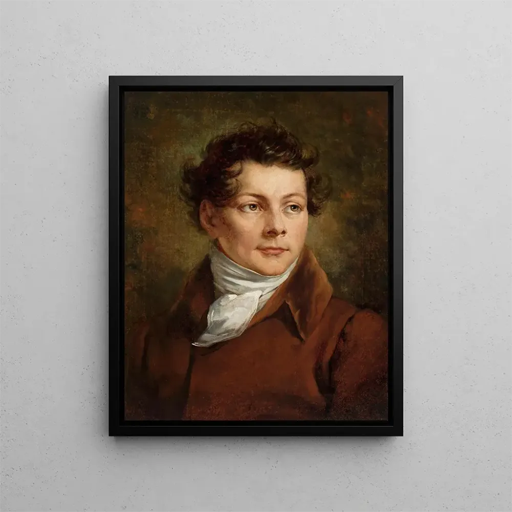 Gemälde Portrait von Karol Brodowski, Bruder des Künstlers - Antoni Brodowski | Kunstdruck