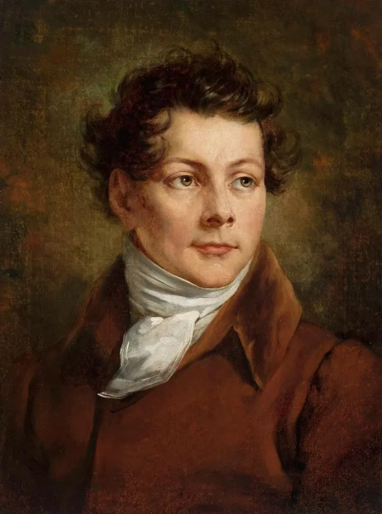 Gemälde Portrait von Karol Brodowski, Bruder des Künstlers - Antoni Brodowski | Kunstdruck