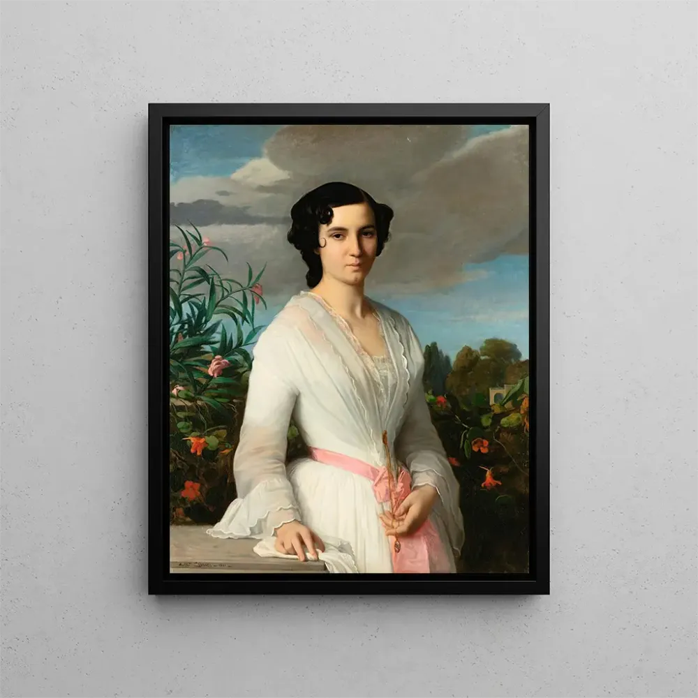Gemälde Portrait von Mademoiselle Louise Mars - Alexandre Cabanel | Kunstdruck