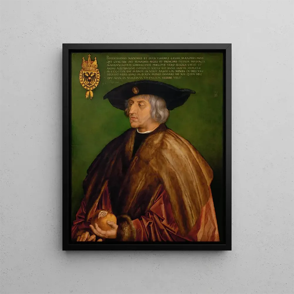 Gemälde Portrait von Maximilian I. - Albrecht Dürer | Kunstdruck