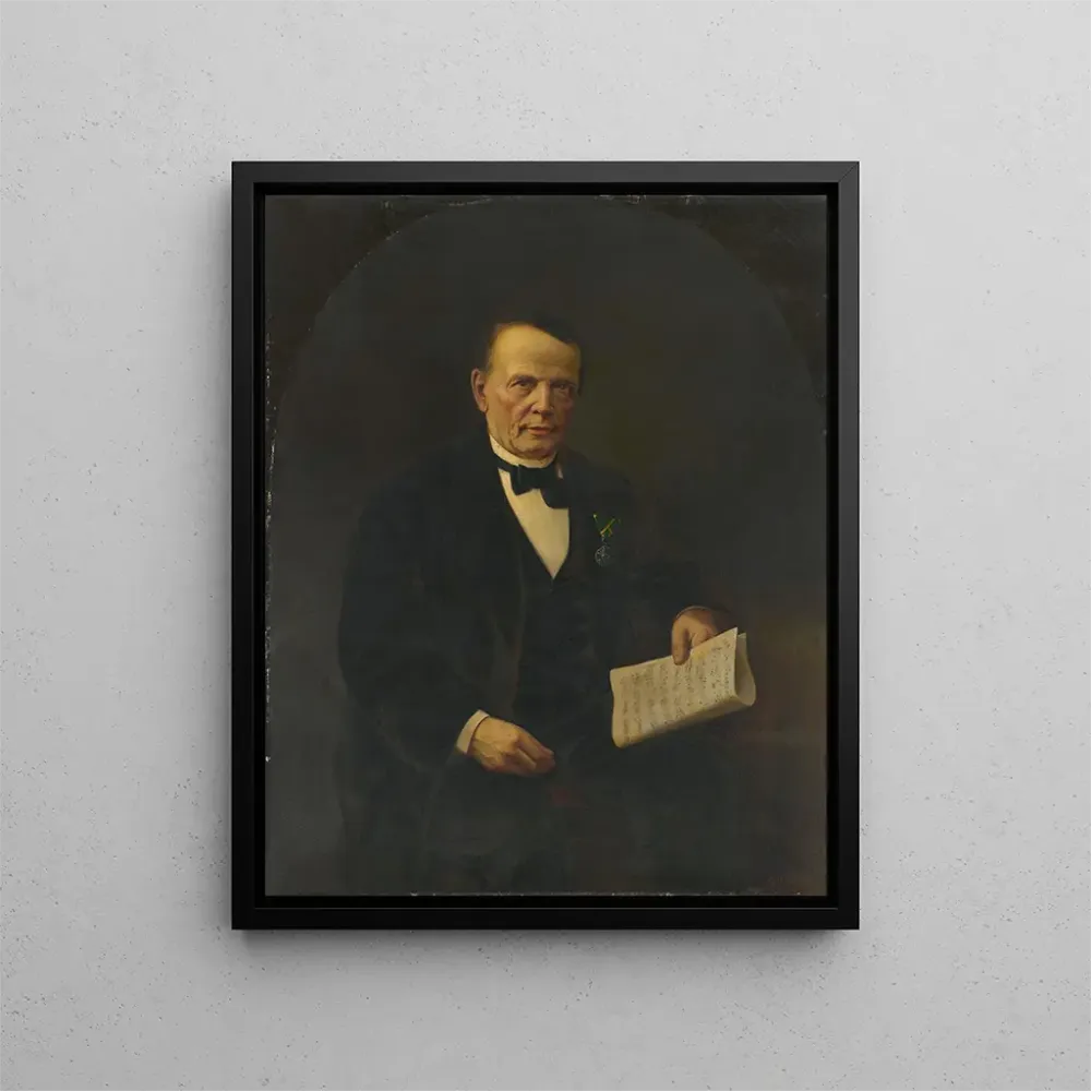 Gemälde Portrait von Michael Welte - Alexander Dilger | Kunstdruck