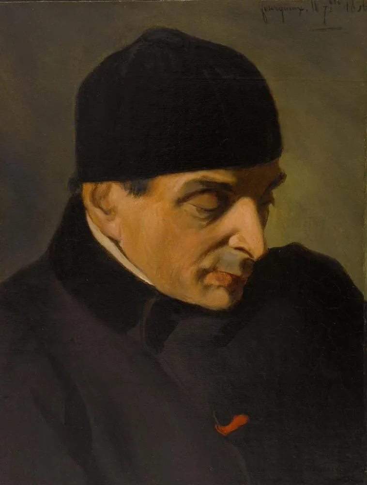 Gemälde Portrait von Pierre Foucher - Auguste de Châtillon | Kunstdruck