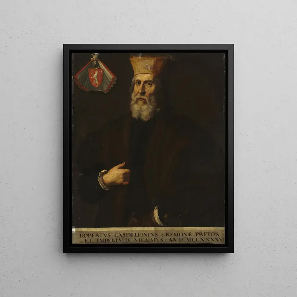 Gemälde Portrait von Roberto Castiglione - Anonym | Kunstdruck