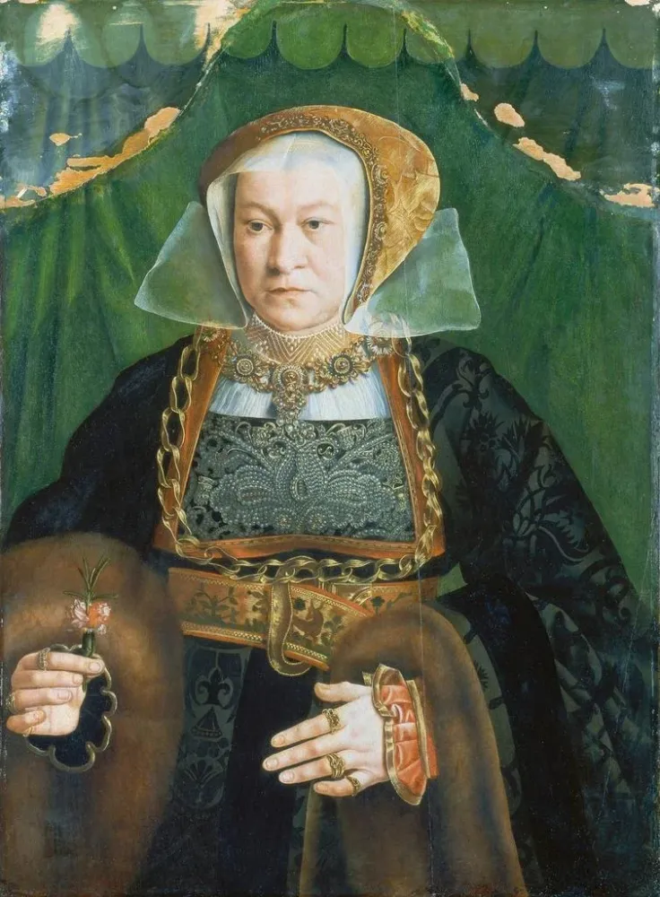 Gemälde Portrait von Sibylla Kessel - Barthel Bruyn der Ältere | Kunstdruck
