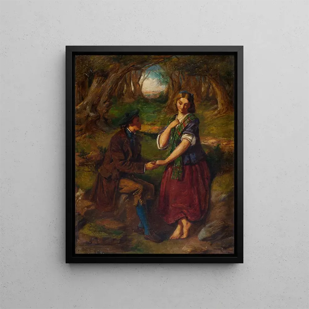 Gemälde La proposition - Alexander Fraser der Jüngere | Kunstdruck