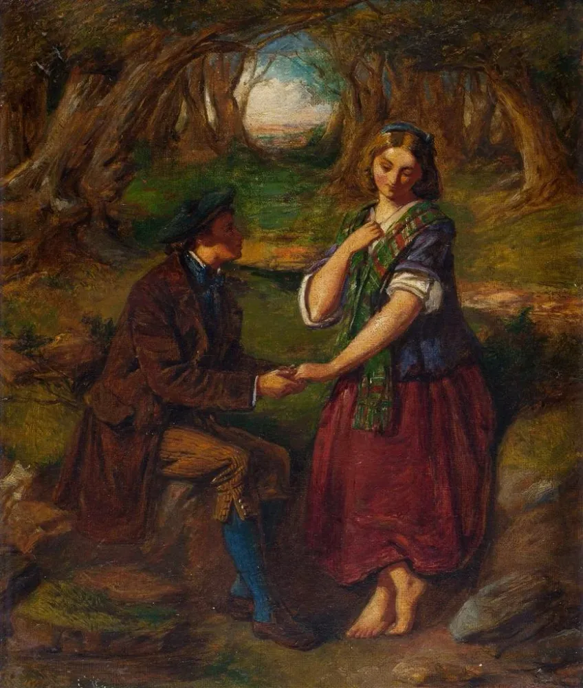 Gemälde La proposition - Alexander Fraser der Jüngere | Kunstdruck