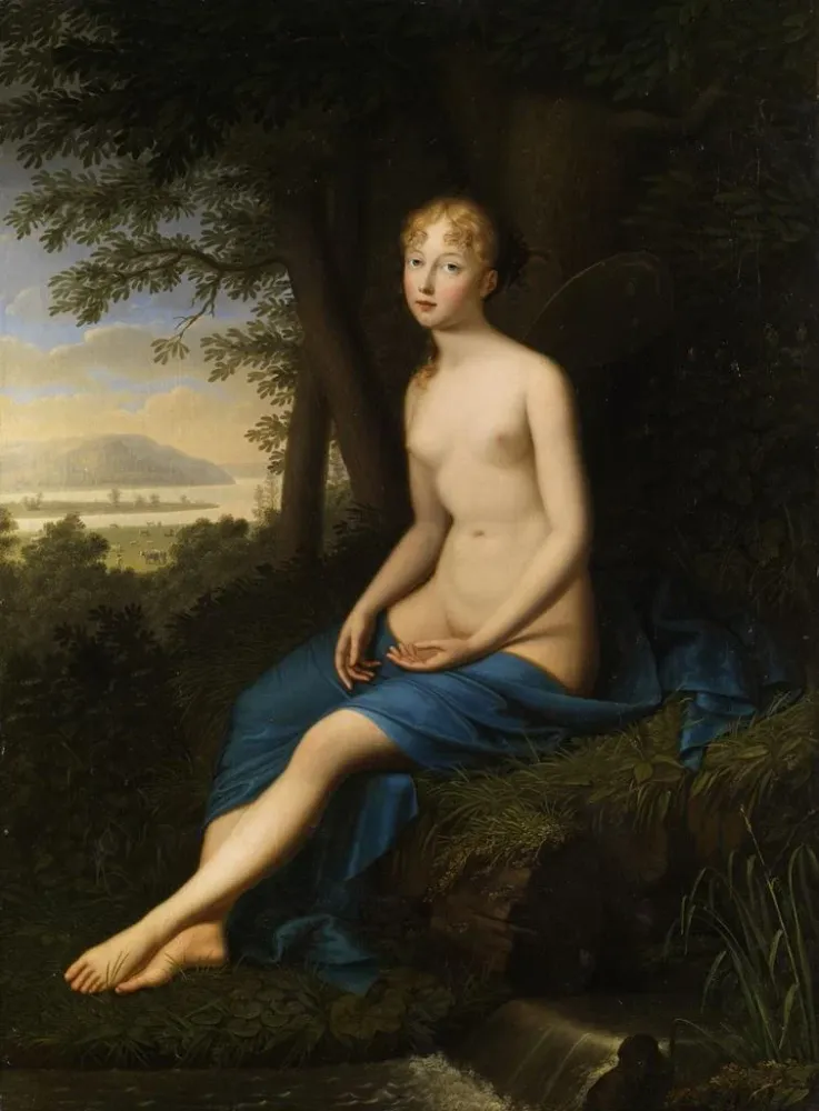 Gemälde Psyché - Bernhard von Guérard | Kunstdruck