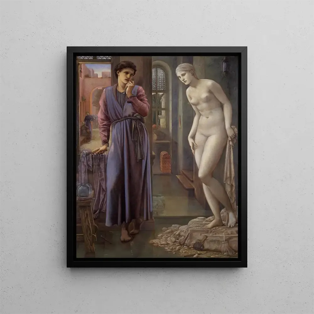 Gemälde Pygmalion et l’image, La main s’abstient - Sir Edward Coley Burne - Jones | Kunstdruck