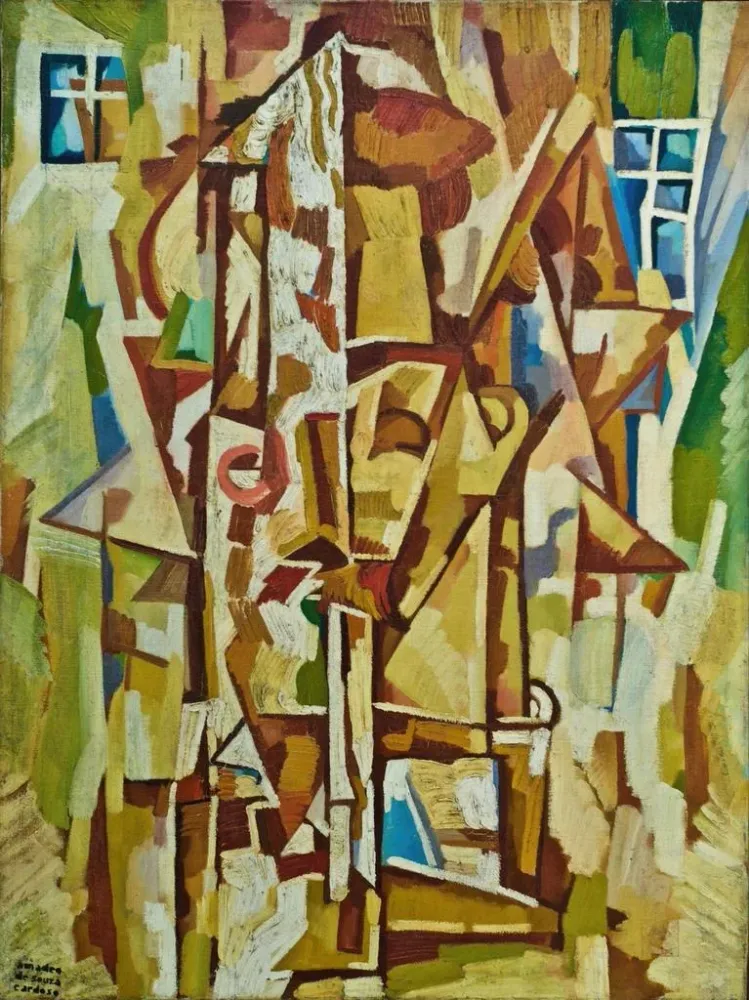 Gemälde Raucher mit Zigarettenraucher - Amadeo de Souza-Cardoso | Kunstdruck