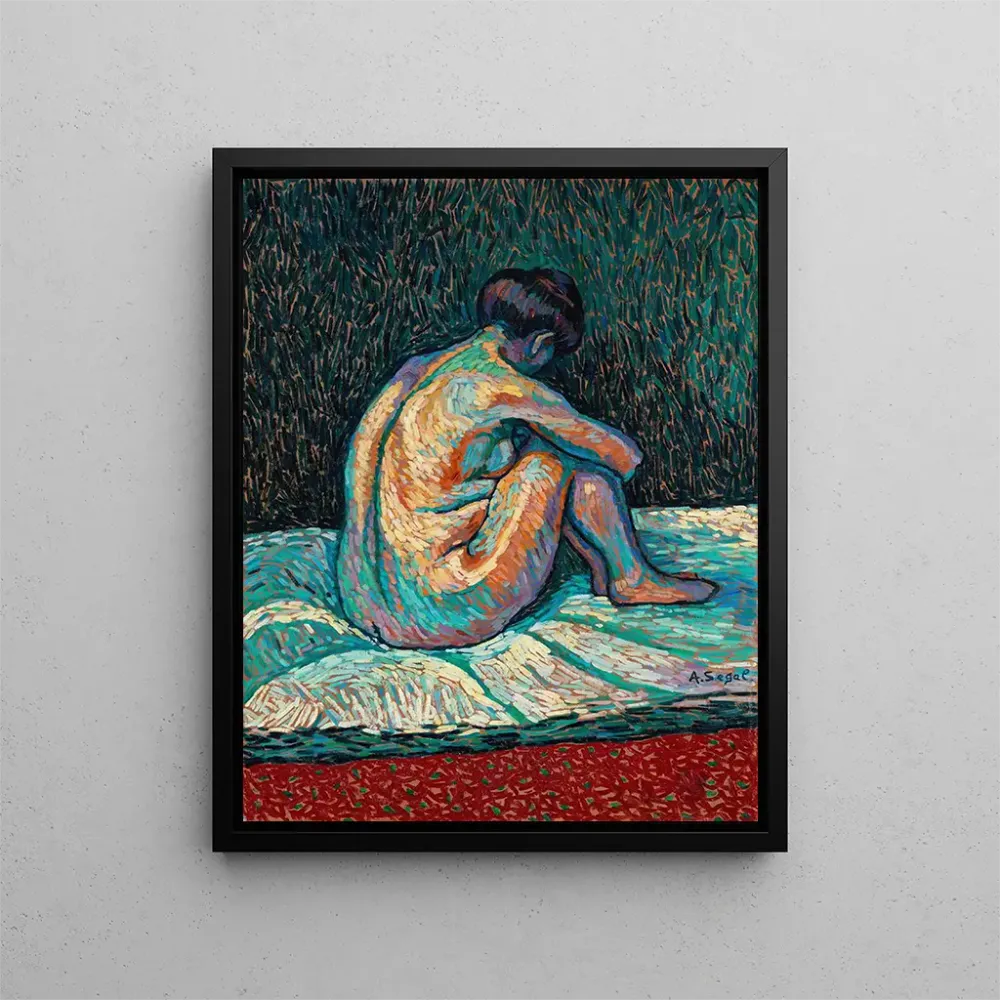 Gemälde Rückenakt - Arthur Segal | Kunstdruck
