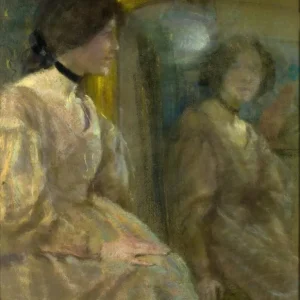 Gemälde Reflexion des Spiegels - Alice Pike Barney | Kunstdruck