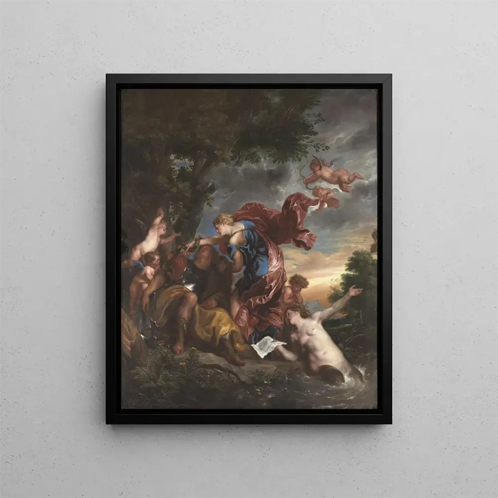 Gemälde Rinaldo und Armida - Antoine van Dyck | Kunstdruck