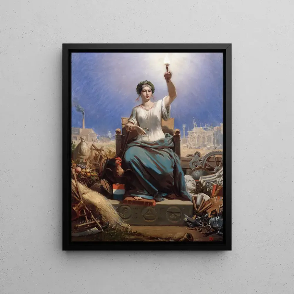 Gemälde La République - Ange-Louis Janet | Kunstdruck