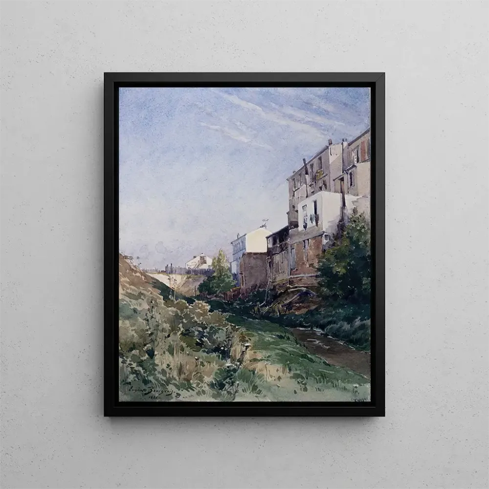 Gemälde Rue de la Fontaine Mulard - Eugène Bourgeois