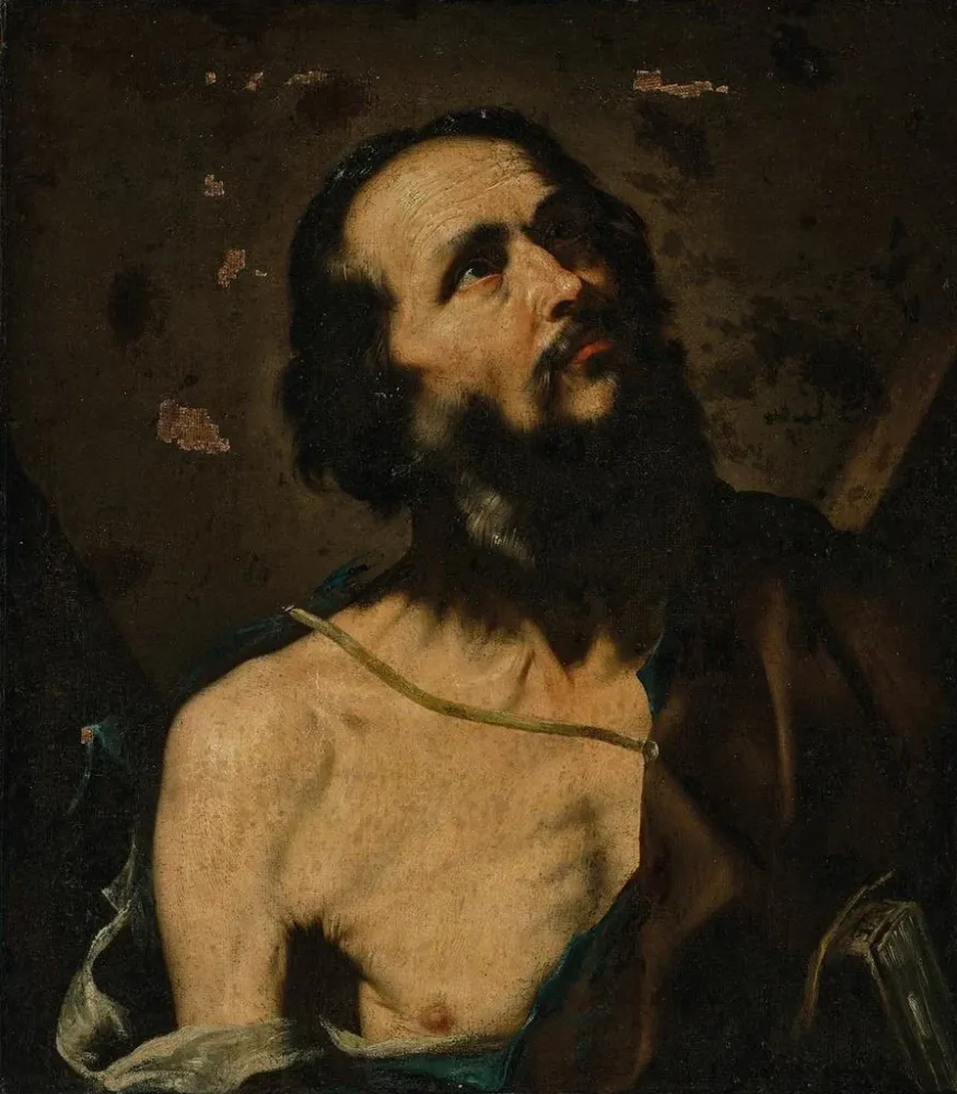 Gemälde Saint André (ein Fragment) - Jusepe de Ribera | Kunstdruck