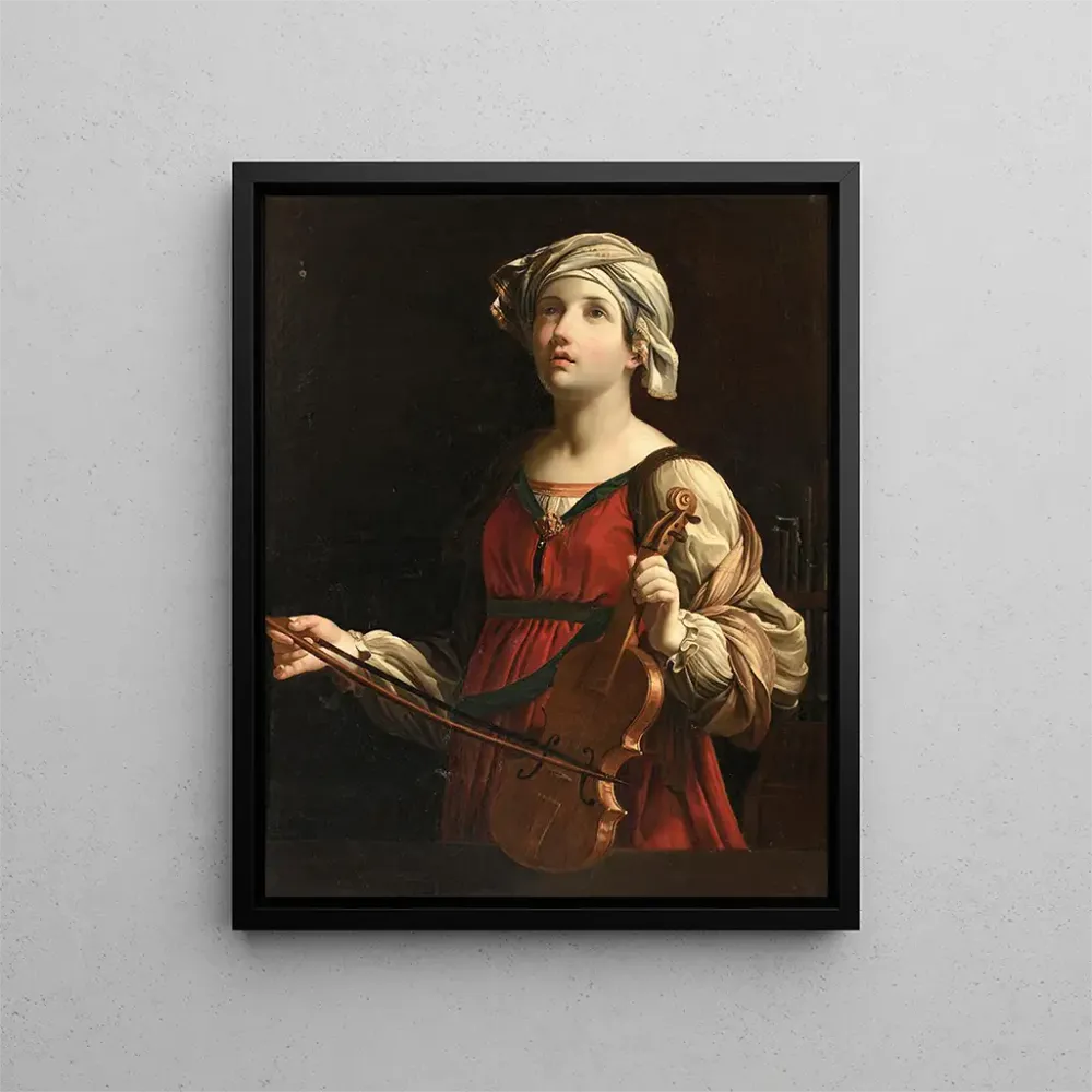 Gemälde Saint Cécile - Nach Guido Reni | Kunstdruck