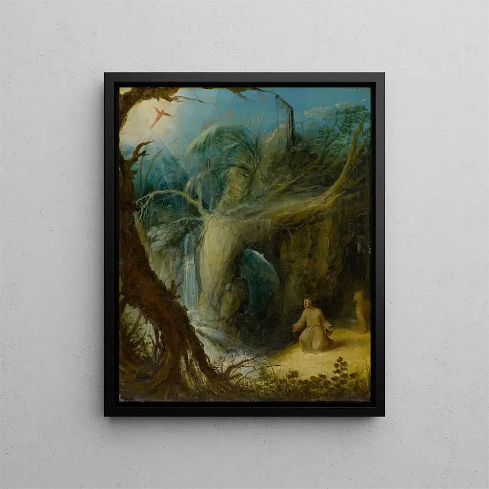 Gemälde Saint François recevant les stigmates du Christ - Anonym | Kunstdruck
