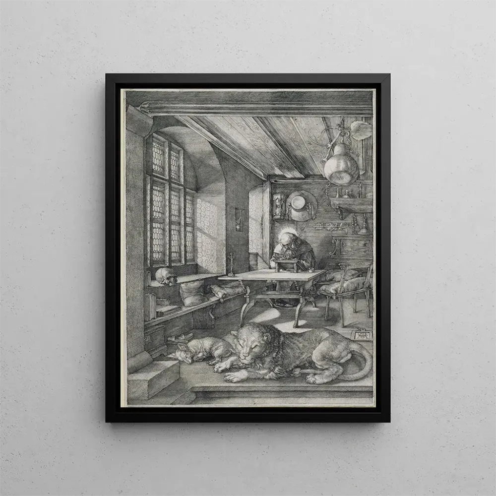 Gemälde Saint Jérôme dans son bureau - Albrecht Dürer | Kunstdruck