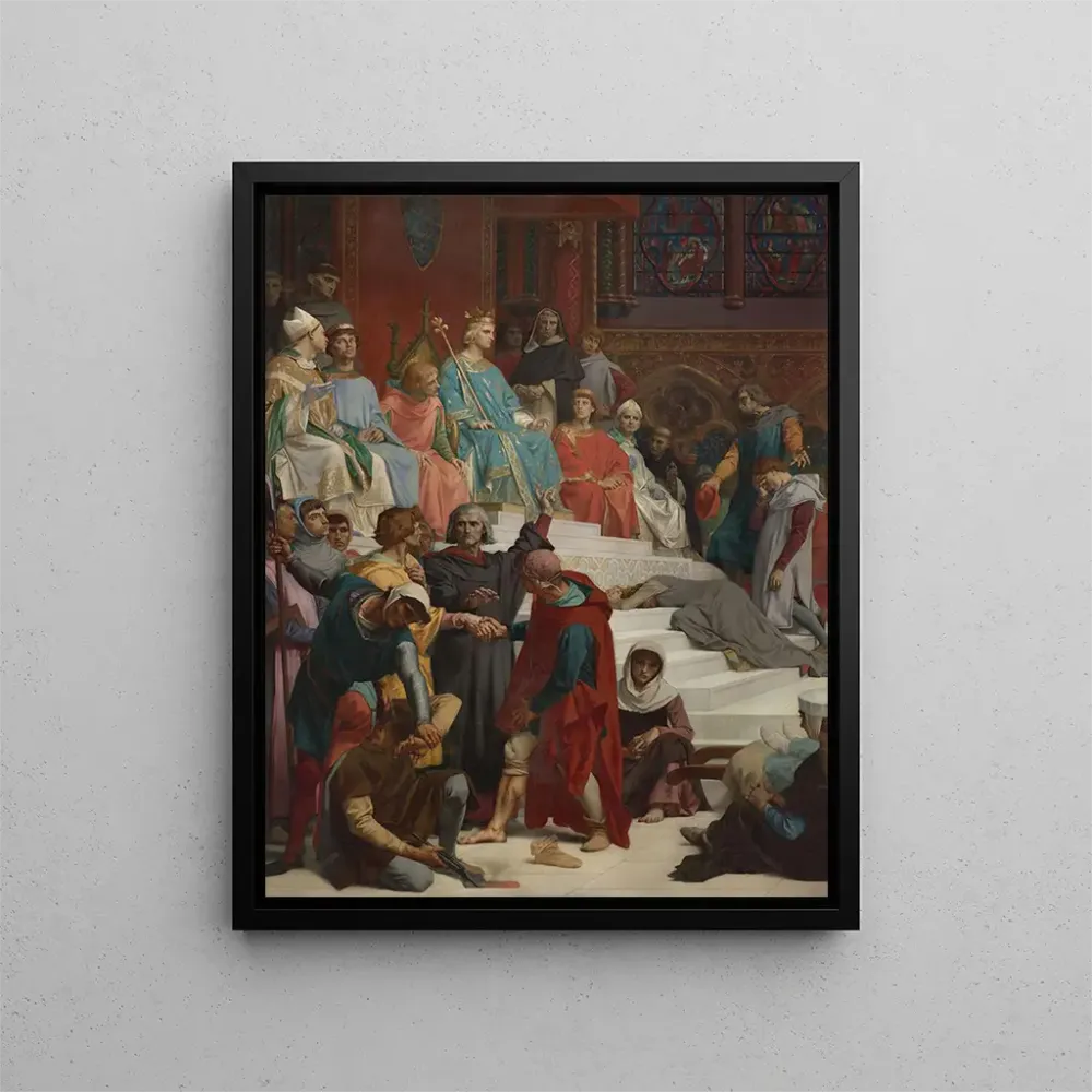 Gemälde Saint Louis rendant la justice - Alexandre Cabanel | Kunstdruck