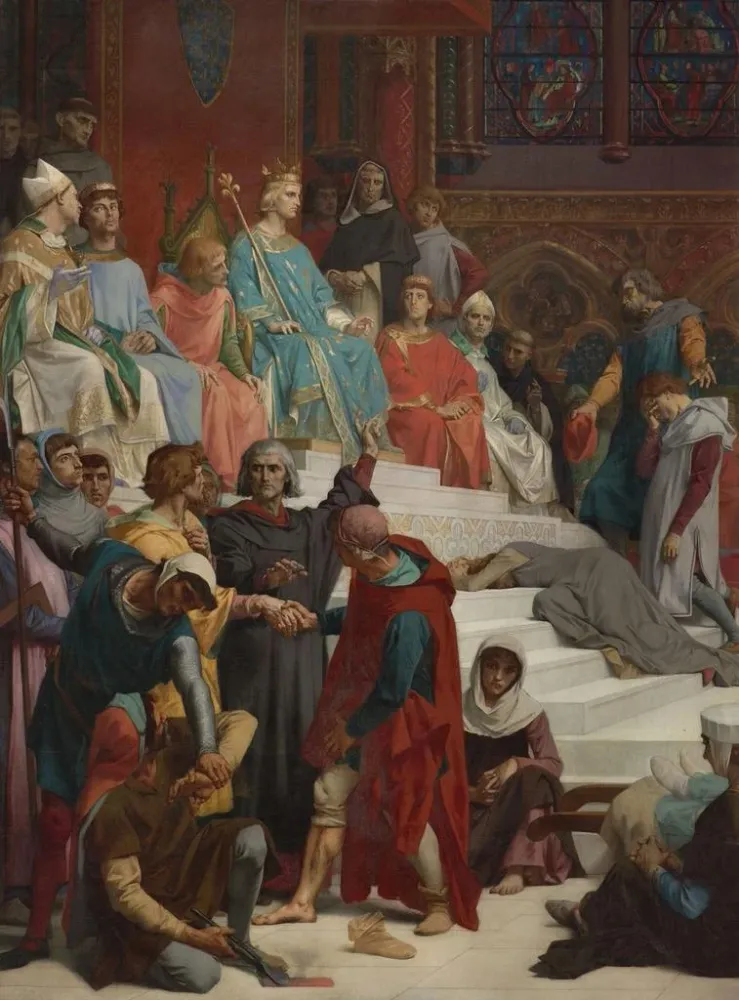 Gemälde Saint Louis rendant la justice - Alexandre Cabanel | Kunstdruck