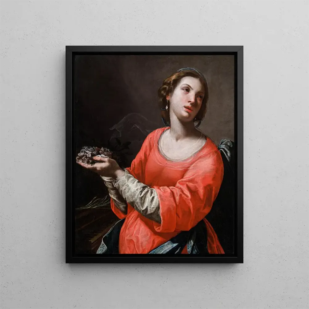 Gemälde Sainte Cécile - Artemisia Gentileschi | Kunstdruck