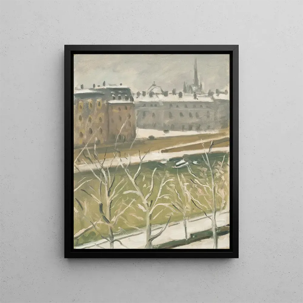 Gemälde La Sainte-Chapelle sous la neige - Albert Marquet | Kunstdruck
