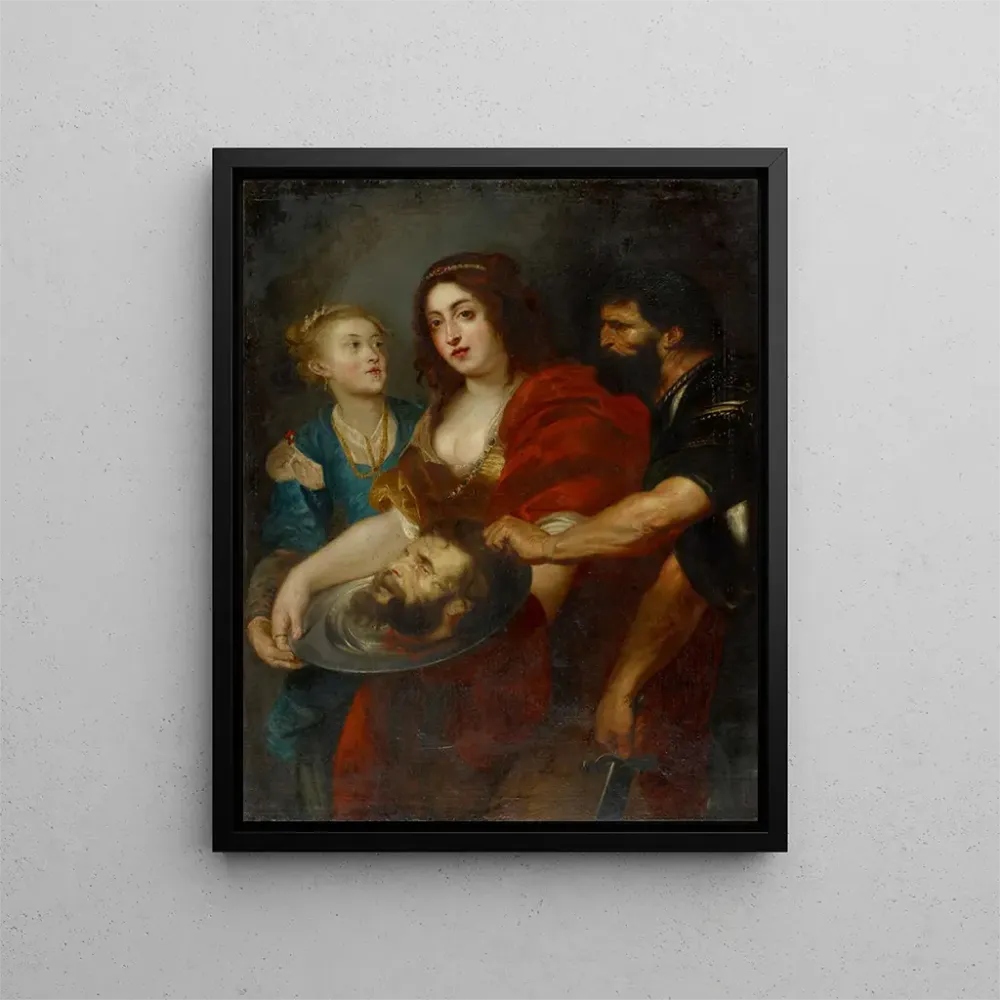 Gemälde Salomé erhält den Kopf des heiligen Johannes des Täufers - Anonym | Kunstdruck