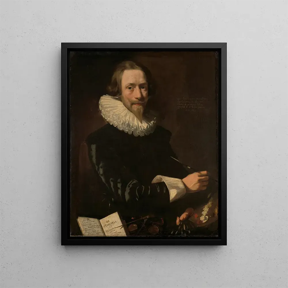 Gemälde Selbstporträt - Abraham de Vries | Kunstdruck