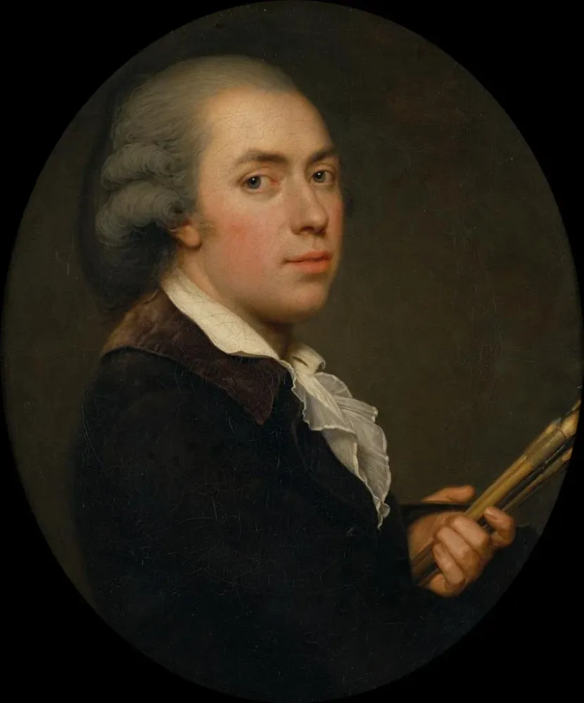 Gemälde Selbstporträt - Adolf Ulrik Wertmüller | Kunstdruck