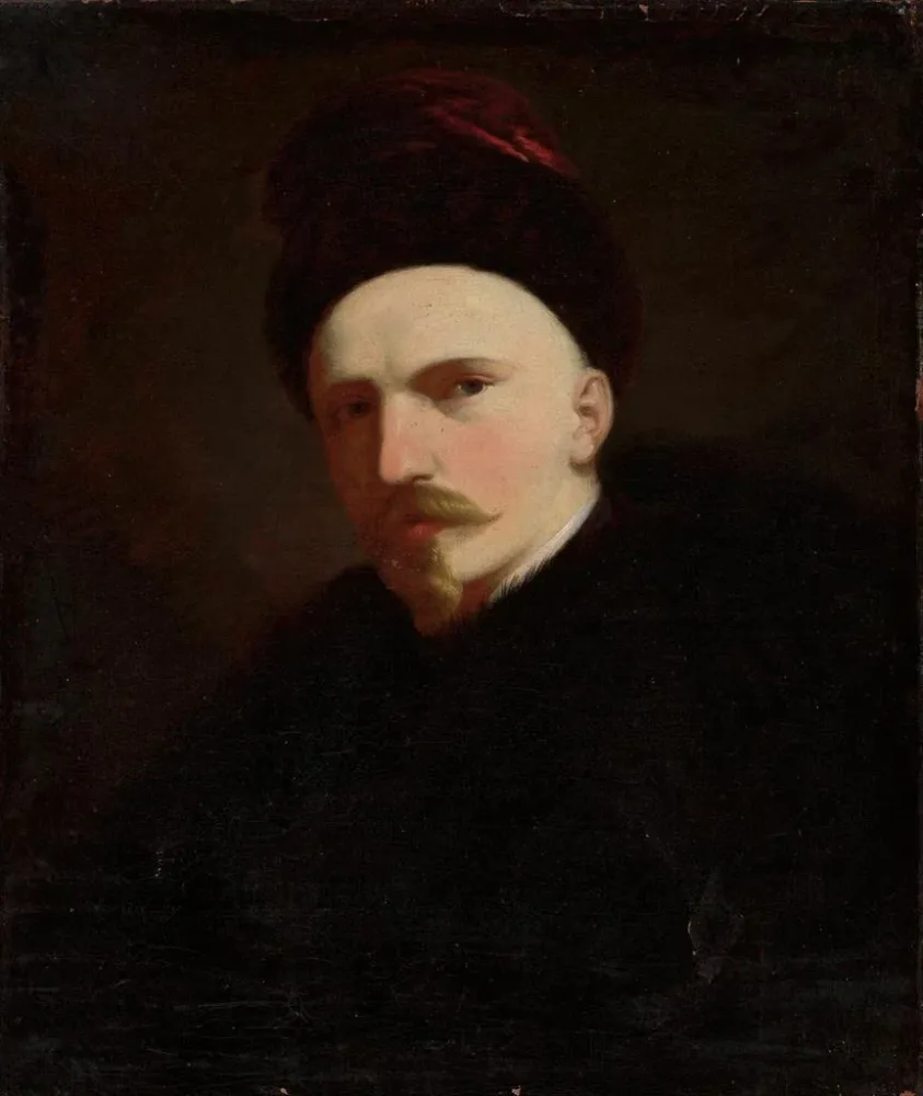 Gemälde Selbstporträt - Aleksander Rycerski | Kunstdruck