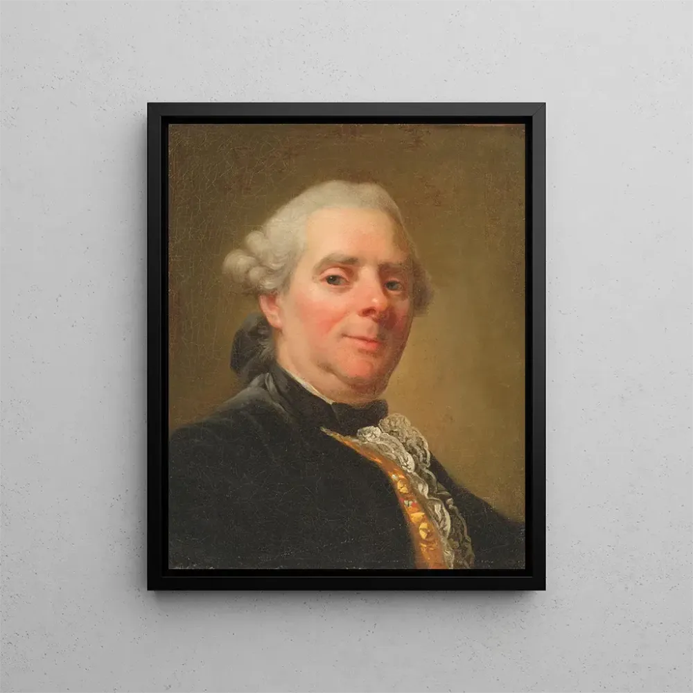 Gemälde Selbstporträt - Alexander Roslin | Kunstdruck