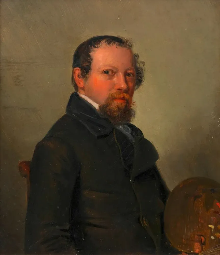 Gemälde Selbstporträt Alexandre Clarot - Alexander Clarot | Kunstdruck