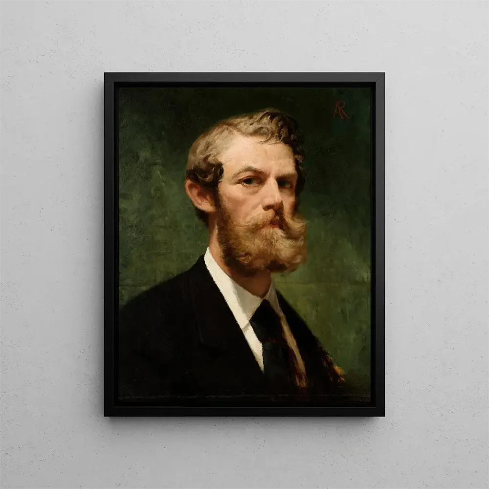 Gemälde Selbstporträt - Alfred Izydor Romer | Kunstdruck