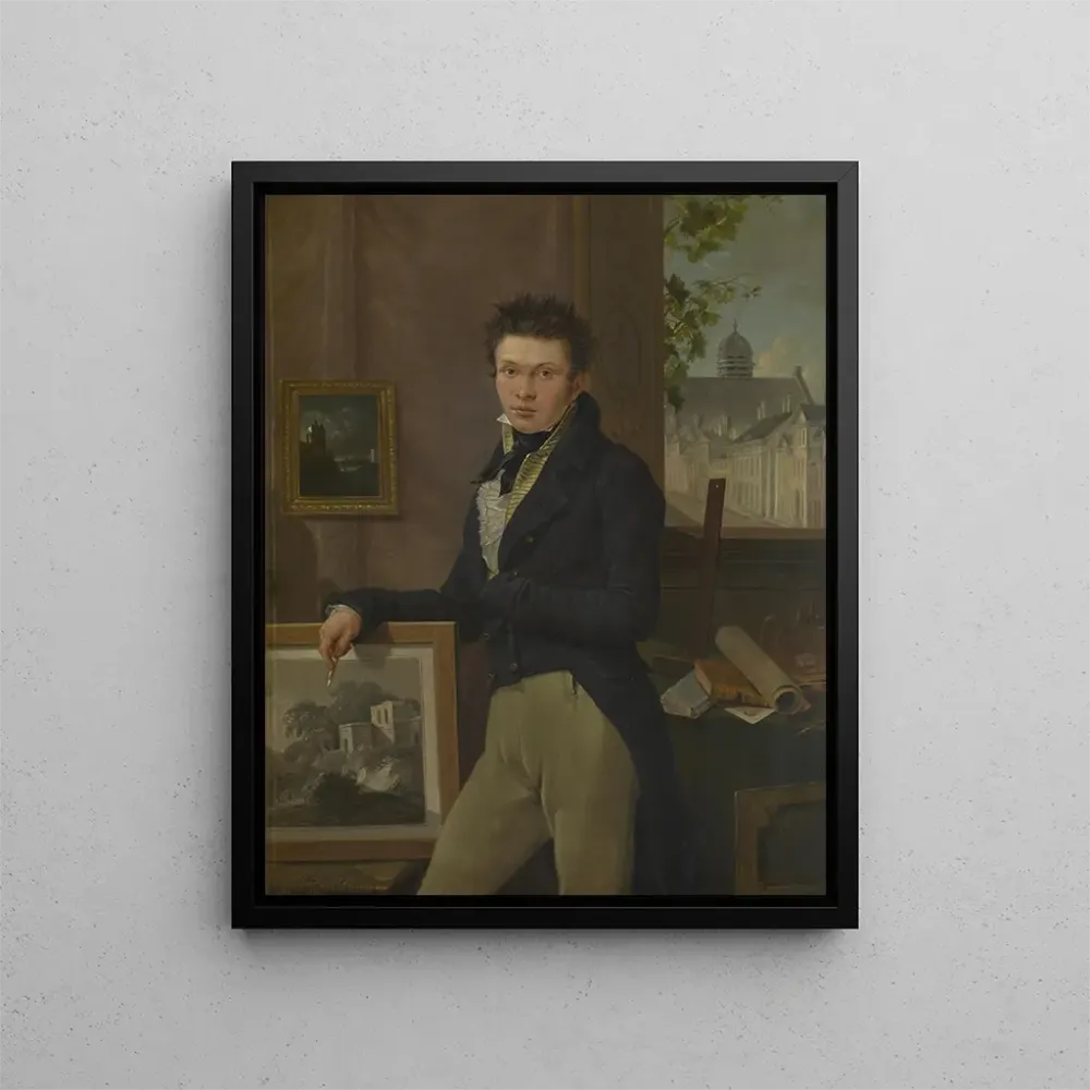 Gemälde Selbstporträt - Anton Pierre Steyaert | Kunstdruck
