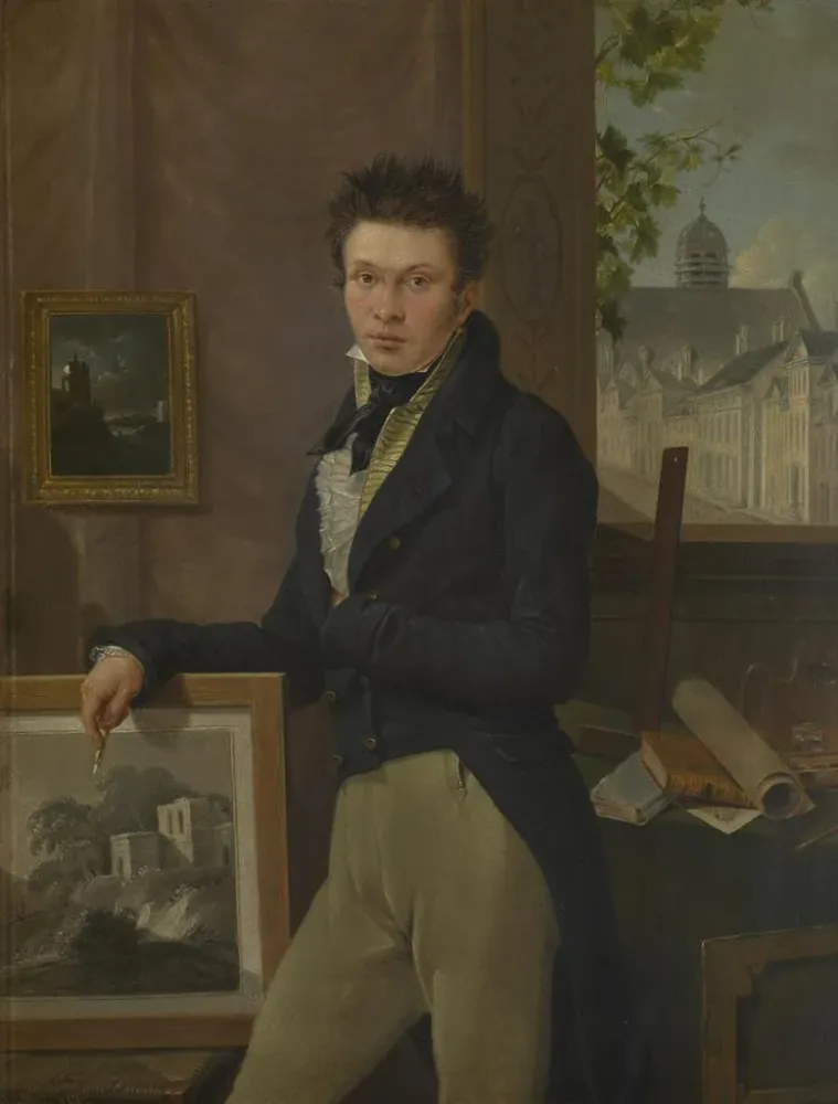 Gemälde Selbstporträt - Anton Pierre Steyaert | Kunstdruck