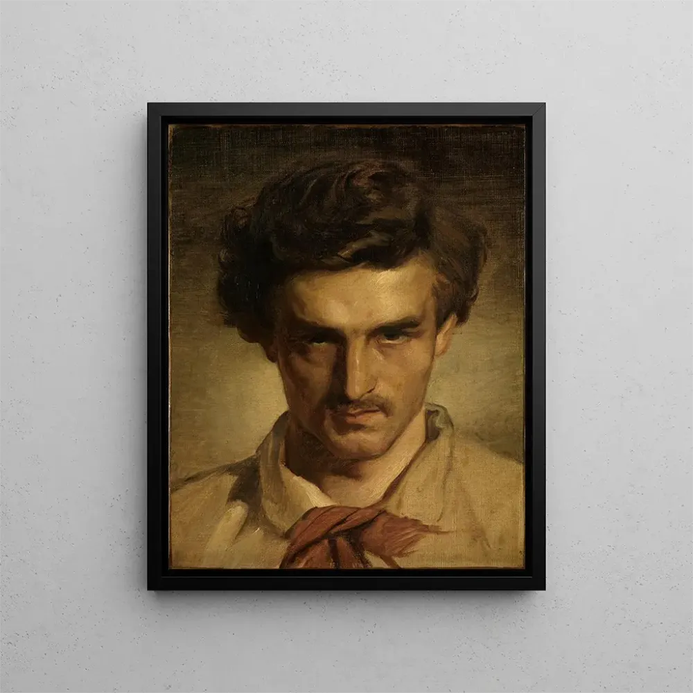 Gemälde Selbstporträt der Jugend - Anselm Feuerbach