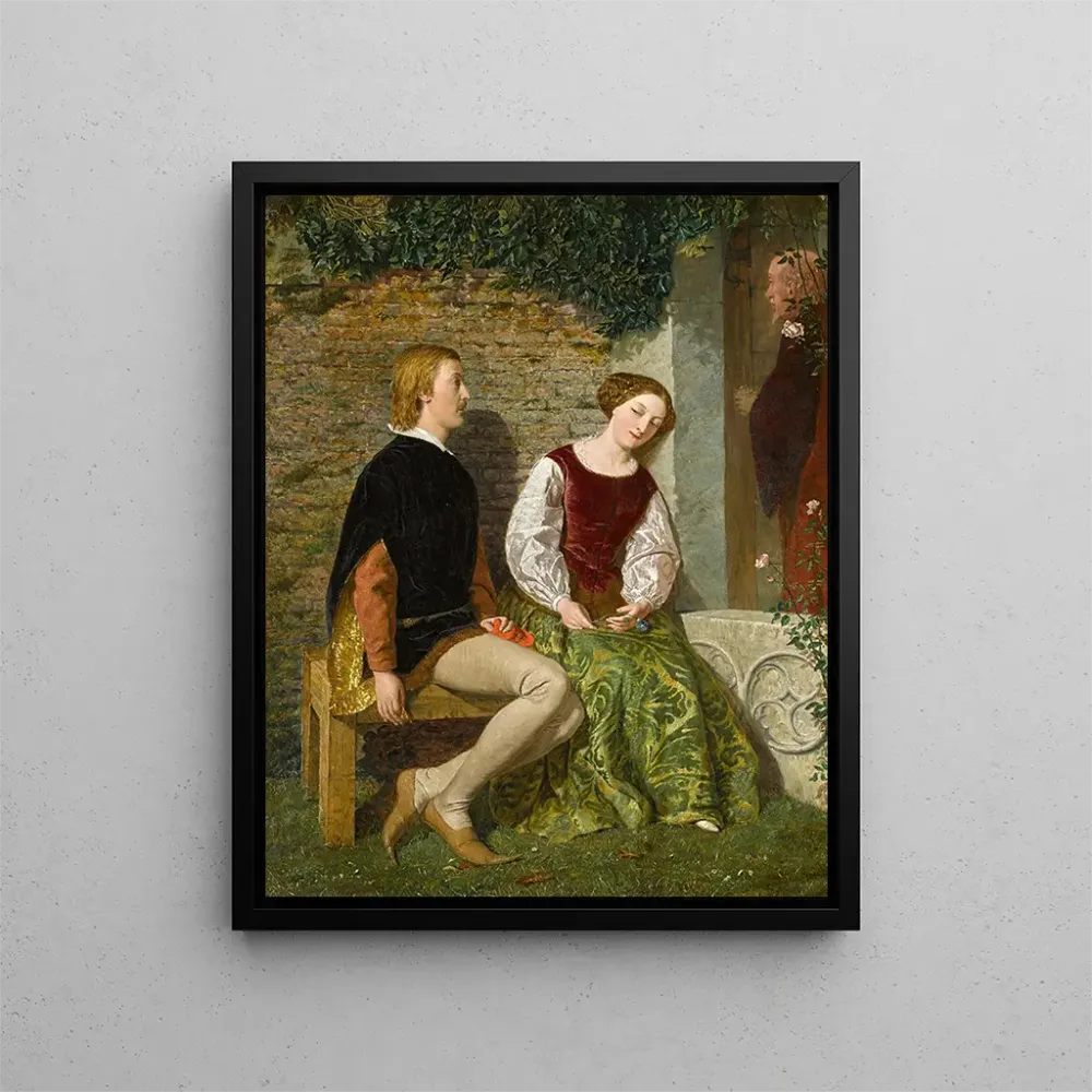 Gemälde Slenders courtise Ann Page - Adolphus M. Madot | Kunstdruck
