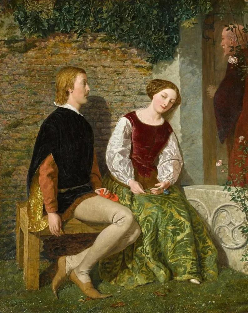Gemälde Slenders courtise Ann Page - Adolphus M. Madot | Kunstdruck