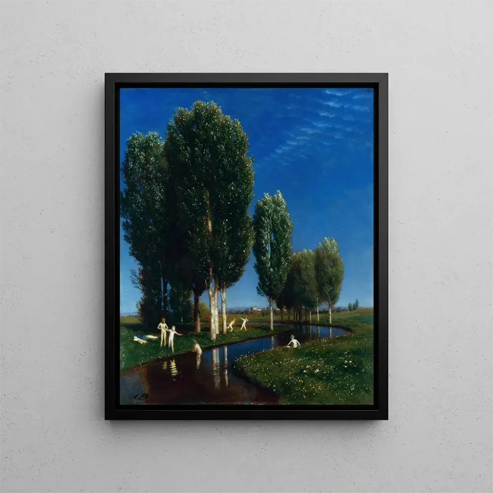 Gemälde Sommertag - Arnold Böcklin | Kunstdruck