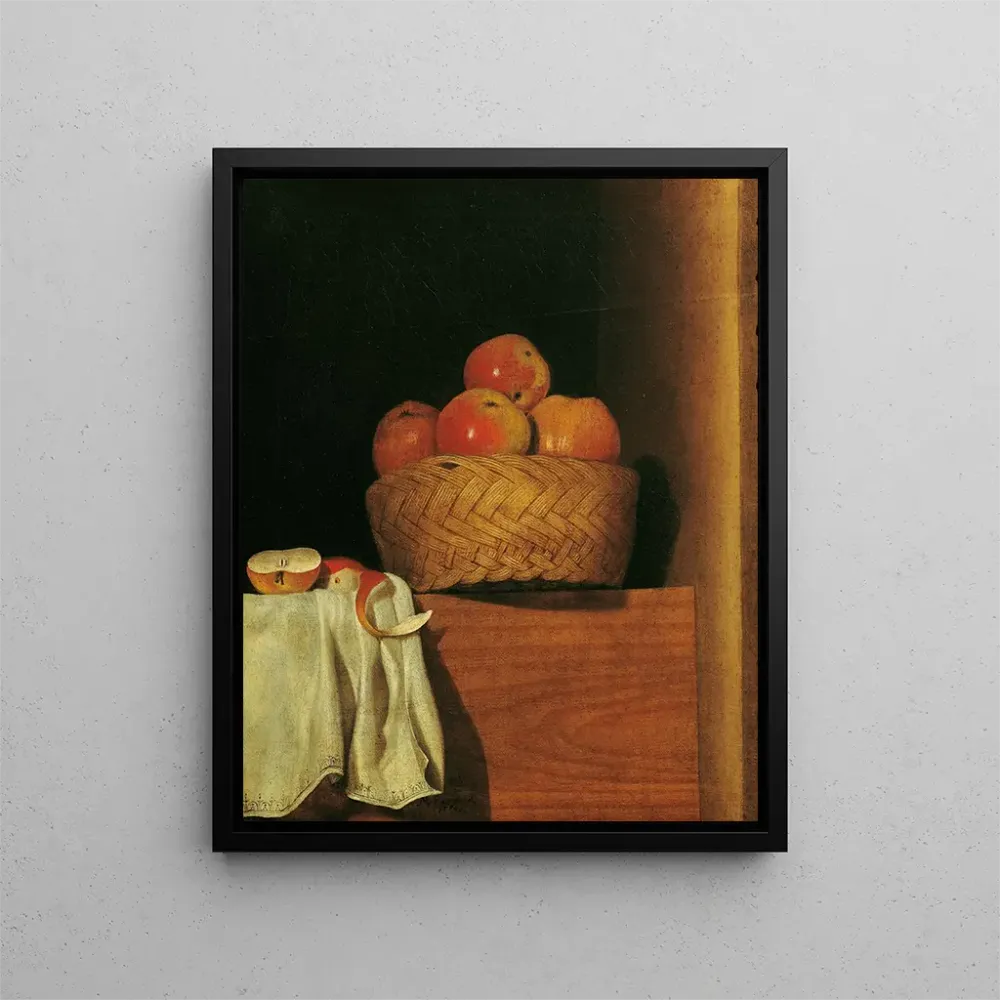 Gemälde Stillleben mit Obstkorb - Anna Maria Punz | Kunstdruck