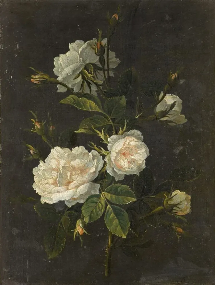 Gemälde Stillleben mit Rosen - Antoine Monnoyer | Kunstdruck