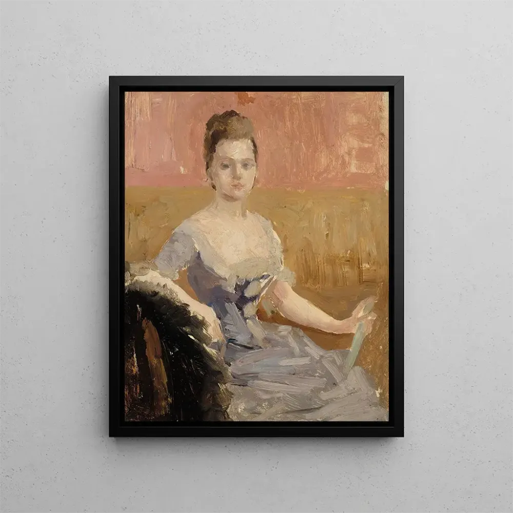 Gemälde Studie eines Porträts der Gräfin Augusta Lewenhaupt - Albert Edelfelt | Kunstdruck