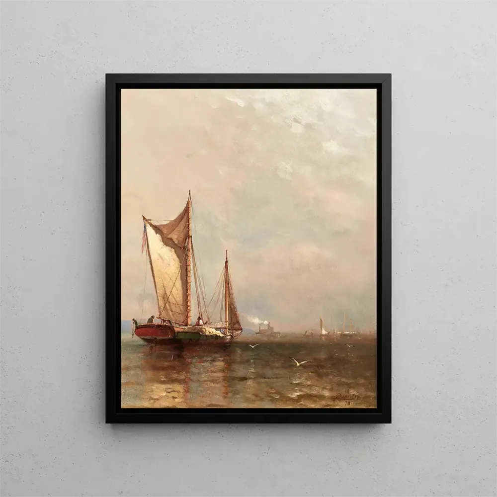 Gemälde Sur l'Hudson - Arthur Quartley | Kunstdruck