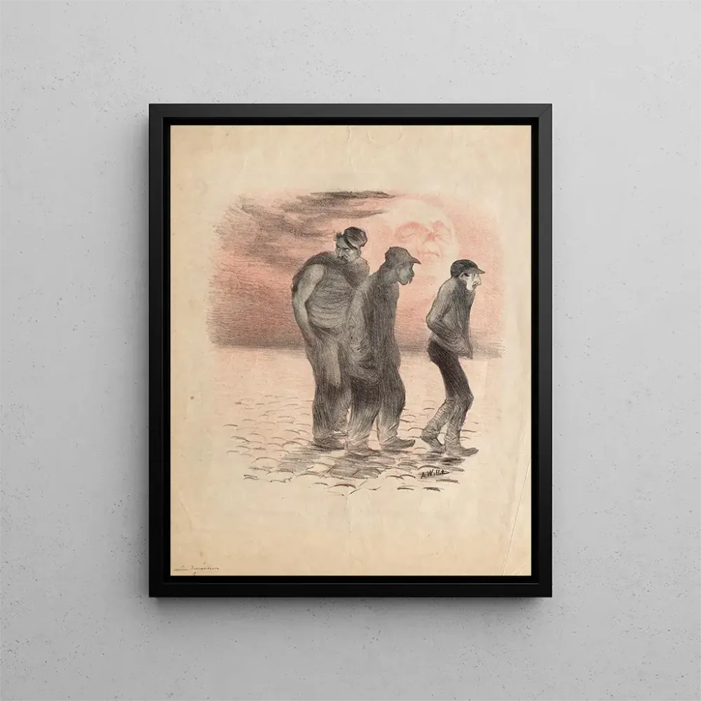 Gemälde Szenen und Mörder von Paris - Adolphe Léon Willette | Kunstdruck