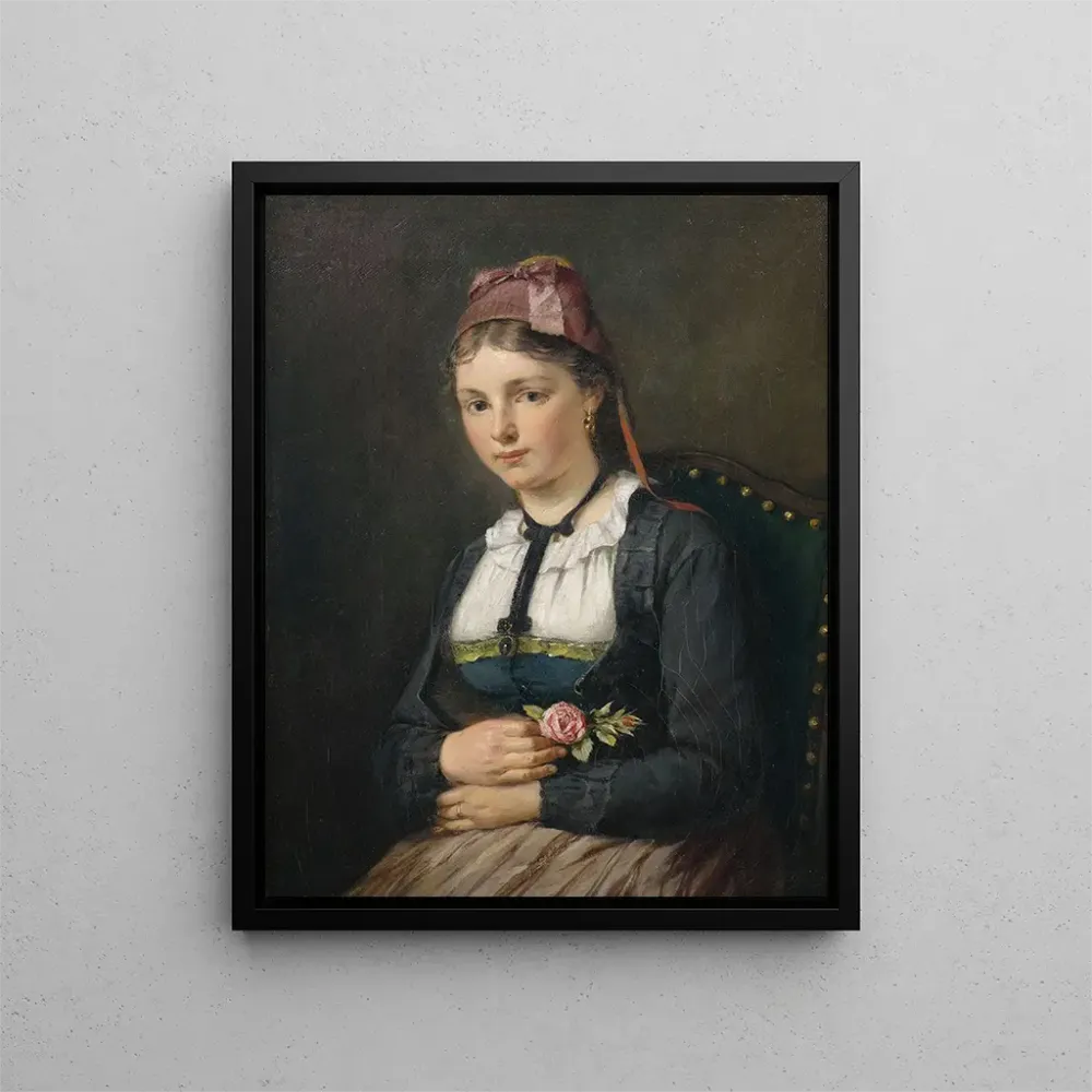 Gemälde Tochter des Schwarzwalds - August Müller