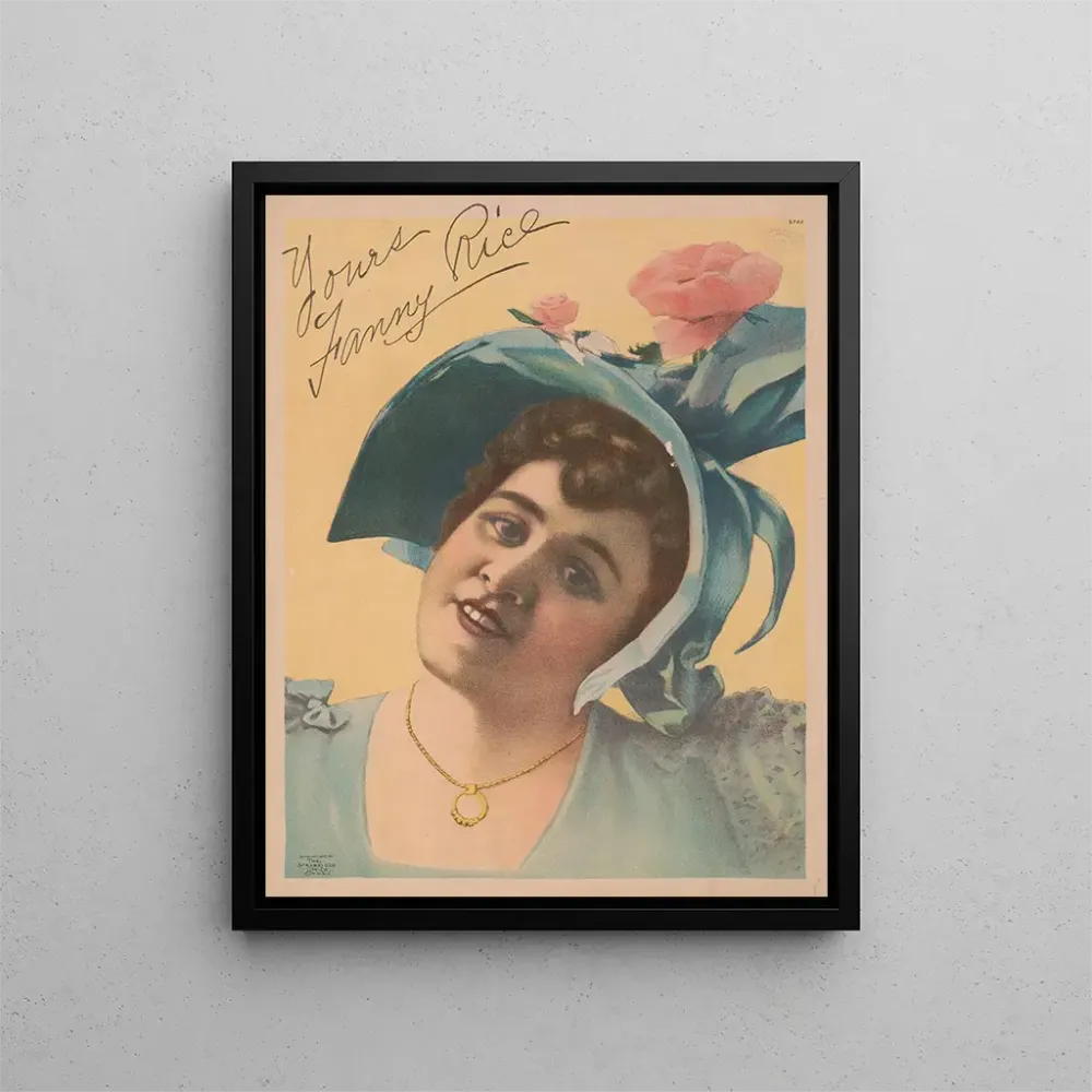 Gemälde À toi, Fanny Rice - Strobridge Co Lith | Kunstdruck